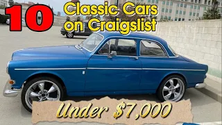 Top 10 Craigslist Cars For Sale by owner Under $7,000