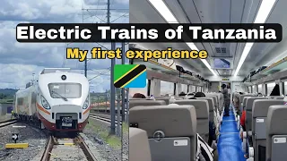 Testing an Electric Train of Tanzania from Dar es Salaam to Dodoma. Africa is Changing