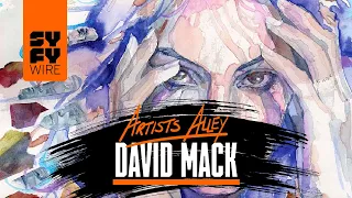 Daredevil, Death And Jessica Jones Sketched By David Mack (Artists Alley) | SYFY WIRE
