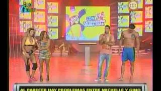 Esto es Guerra: ¿Problemas entre Michelle y Gino Assereto? - 21/03/2013