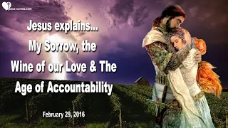 My Sorrow, the Wine of our Love & The Age of Accountability ❤️ Love Letter from Jesus Christ