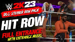 WWE 2K23 HIT ROW ENTRANCE - #WWE2K23 HIT ROW 3 PERSON FULL ENTRANCE DLC