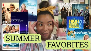 FAVORITE SUMMER MOVIES AND TV SHOWS