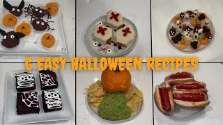 6 Easy Halloween Recipes || Get Ready For Halloween 2023!