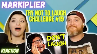 "Try Not To Laugh Challenge #19" @markiplier | HatGuy & Nikki react