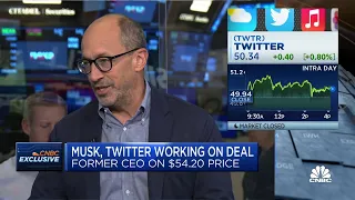 Elon Musk's reversal on Twitter deal was 'surprising,' says former Twitter CEO