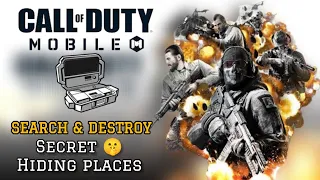 How to HIDE in CODM search and destroy || Good and proper places to hide in near targets||