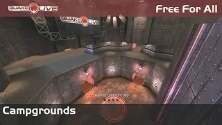 Quake Live bridge to rail and circle jump demonstration