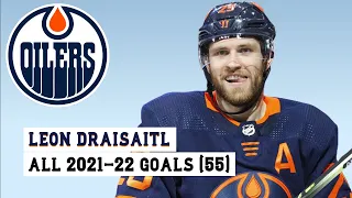 Leon Draisaitl (#29) All 55 Goals of the 2021-22 NHL Season