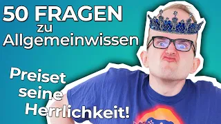 Der KÖNIG der SCHÄTZFRAGEN! | 50 Fragen zu Allgemeinwissen