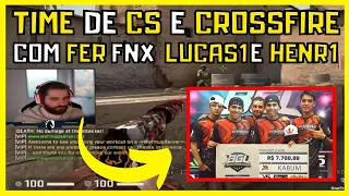 Fallen fala quando montou Time de CS e Crossfire com FER, FNX, LUCAS1 e HENR1