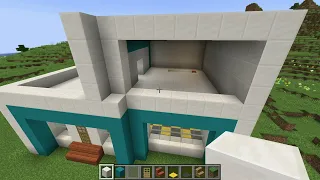 Minecraft How To Build New Modern House Part #4