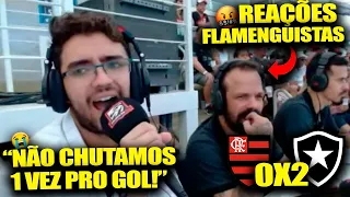 REAÇÃO DOS FLAMENGUISTAS na DERROTA pro BOTAFOGO - FLAMENGO 0X2 BOTAFOGO [REACT BRASILEIRÃO 2024]