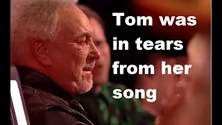 Tom Jones Emotional - Rachel Modest's 'For All We Know'   Blind Auditions   The Voice UK 2022