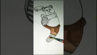 How to draw Kung Fu Panda