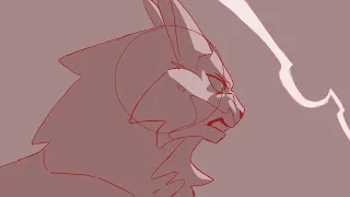 Warrior Cats Mapleshade practice storyboard // Girl with one eye