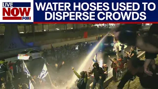 Israel-Hamas war: Anti-government protestors clash with police in Tel Aviv | LiveNOW from FOX