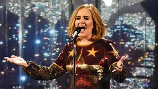 Adele Performs Powerful "When We Were Young" at 2016 BRIT Awards