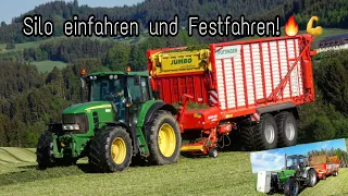 FarmVlog #48 |  Ladewagen fahren und Silo festfahren! | Moareida Agrar