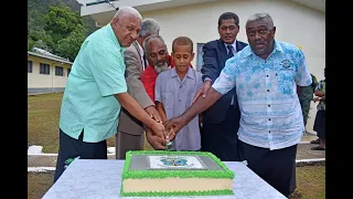 Fijian Prime Minister commissions the new Levuka Public School boys hostel