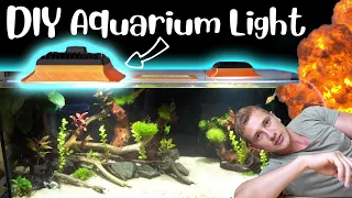 Building Low Budget DIY Aquarium LED Lighting for Planted Fish Tank