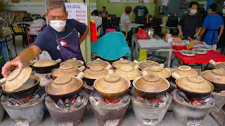 Amazing Unique Cooking!! Grilled Chicken Rice in Claypot - Malaysian Street Food