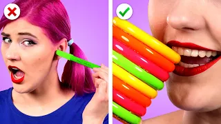 SCHOOL + DIY = FUN ! 11 Cool School Hacks & DIY Ideas by Crafty Panda