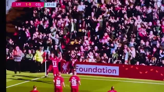 Steven Gerrard goal Liverpool Legends vs Celtic Legends.