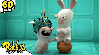 RABBIDS INVASION | 1H The Rabbids are jealous! | Animaj Kids