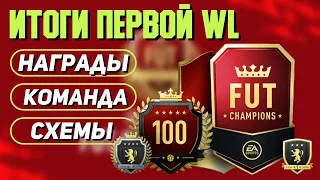 НАГРАДЫ ПЕРВОЙ WL FIFA 22 ULTIMATE TEAM / МОЙ СОСТАВ, СХЕМЫ, ИТОГИ