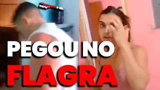 FLAGRANTE DE TRAIÇÃO: MARIDO PEGA TRAIÇÃO APÓS SAIR PRA ASSISTIR JOGO DO FLAMENGO