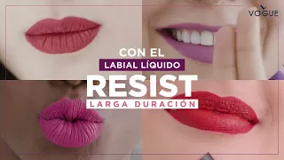 Labial Líquido Resist: Hasta 14H de duración