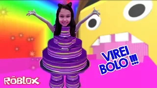 Roblox - VIREI BOLO E FUI ENGOLIDA (Make a Cake) | Luluca Games