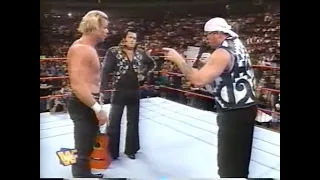 New Age Outlaws Formation on Shotgun Saturday Night! Billy Gunn drops Honky Tonk Man! 1997 (WWF)