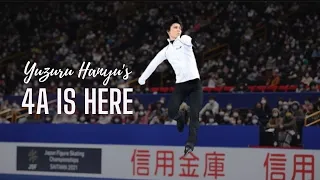 Yuzuru Hanyu's 4A IS HERE (羽生結弦)