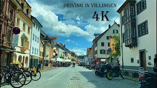 Driving in Villingen, Germany - 4k Video - Driving Tour