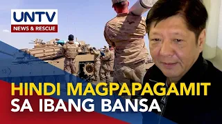 Pangulong Marcos Jr., tiniyak na hindi magagamit ang PH bilang ‘staging post’ ng military action