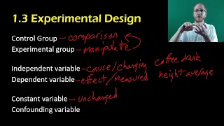 Biology:  Experimental Design