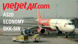 TRIP REPORT | Thai Vietjet Air A320 | Bangkok - Singapore | Economy Class