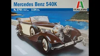 mercedes benz 540k italeri 1/24