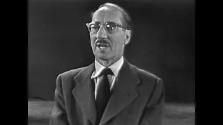 Groucho Marx sings "Schnitzel Bank"