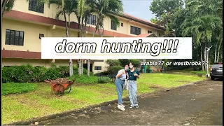 FIRST VISIT IN THE UPLB CAMPUS + DORM HUNTING (Westbrooke and Arable) | Maica Bulanadi