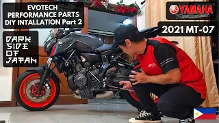 2021 MT-07 | DIY Evotech Front Axle Sliders | Rear Axle Bobbins | Installation