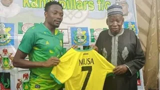 Yadda gwabna Ganduje Suka Gudanar Da Dawowar Ahmad Musa Kano Pillars.