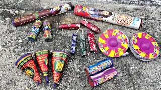 Testing Different types of Diwali Fireworks Stash 2019 |Diwali Crackers testing | Crackers Testing |