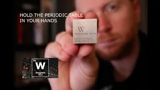 Unboxing A Pure Tungsten Cube - Hold The Periodic Table In Your Hands