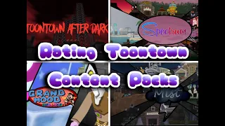 Rating Toontown Content Packs