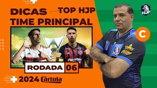 DICAS CARTOLA FC | 6ª RODADA | TIME PRINCIPAL TOP