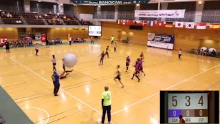 Kin-Ball World Cup 2017 Japan - Canada / Espagne / Hong Kong F P1