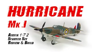 Airfix Hawker Hurricane I Gift Set 1/72 scale review and build - HD 1080p